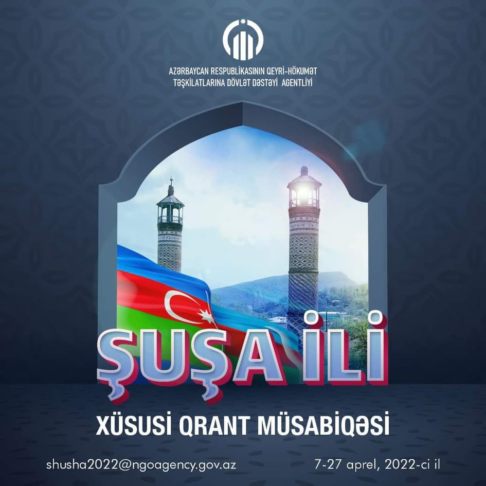 Agentlik “Şuşa ili”nə həsr olunmuş xüsusi müsabiqə elan etdi