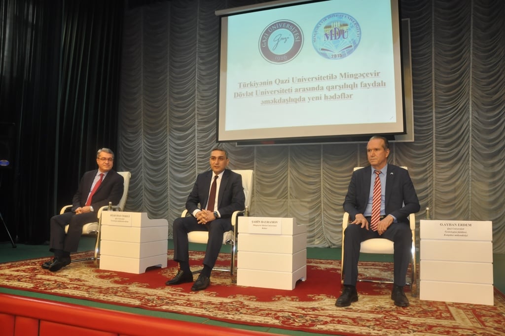 Mingəçevir Dövlət Universiteti və Qazi Universiteti arasında əməkdaşlıq inkişaf edir