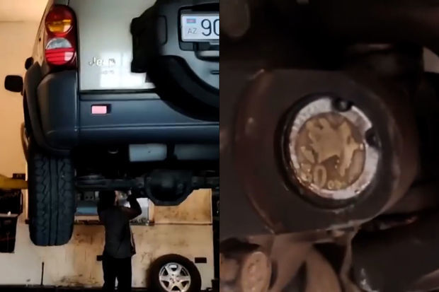 Альтернатива при ремонте автомобиля или неуважение к азербайджанскому гяпику? - ВИДЕО