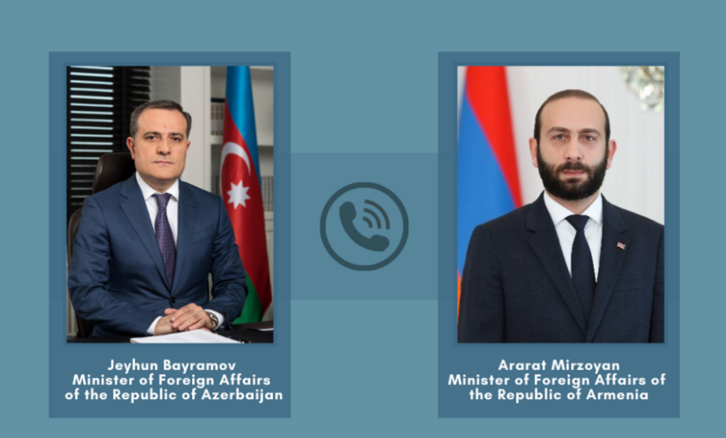 Azərbaycan və Ermənistan XİN başçıları arasında telefon danışığı olub