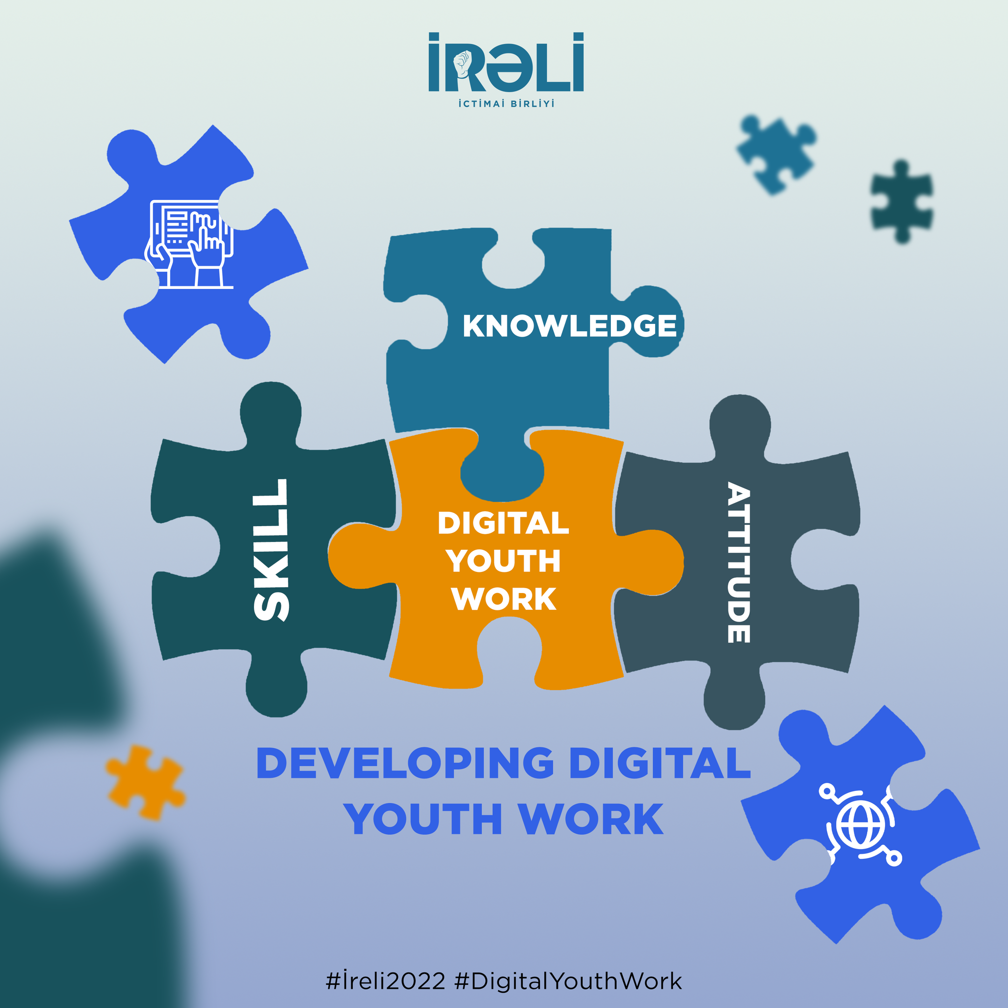 Press-reliz “İrəli” İB “Developing Digital Youth Work” layihəsinə start verir