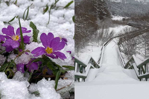 Yazın ortasında Türkiyəyə qar yağdı: Möhtəşəm mənzərələr - FOTO