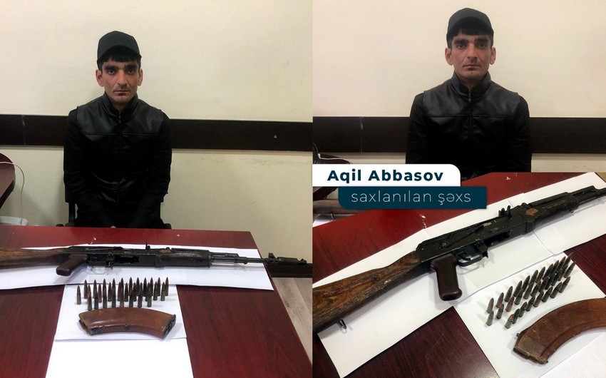 Bakıda “Kalaşnikov” satmaq istəyən şəxs saxlanılıb