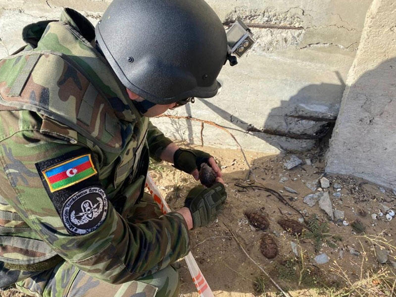 Bakıda əl qumbaraları tapıldı - VİDEO - FOTO