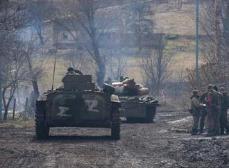 Rusiya hərbçiləri Ukraynanın Oleşki şəhərini ələ keçiriblər