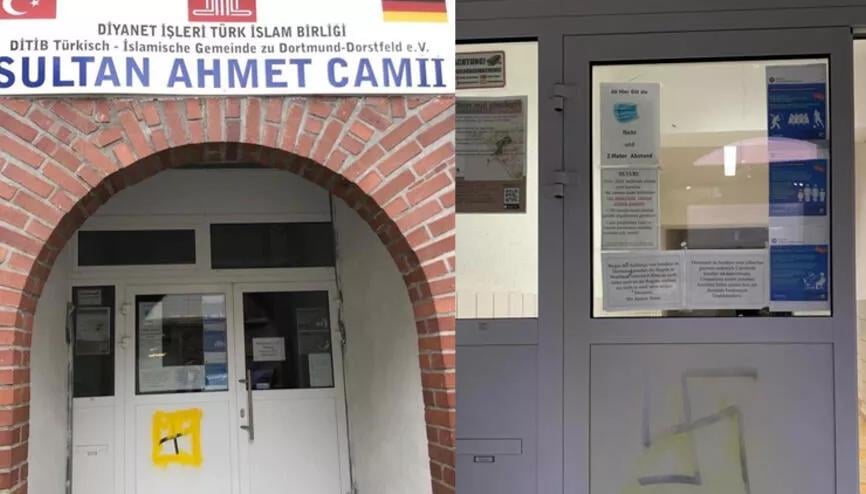 Almaniyada məscidə hücum