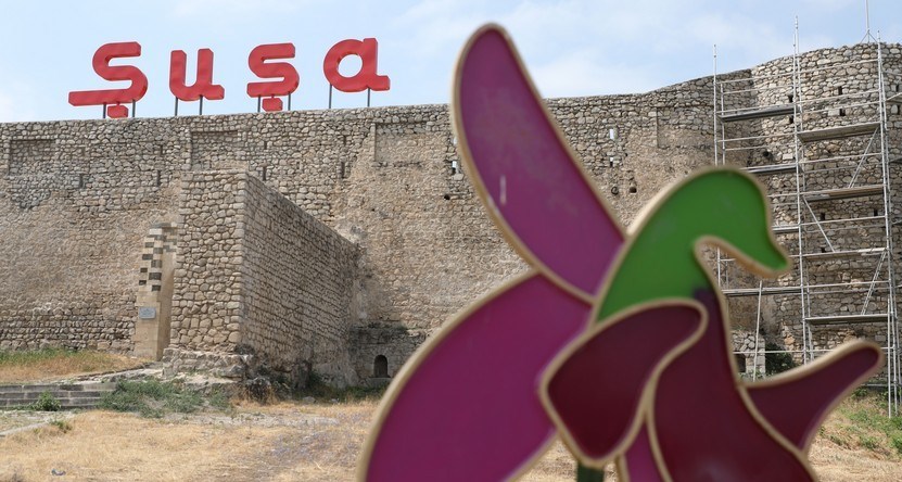 Gürcüstanın mədəniyyət xadimləri Şuşaya gediblər