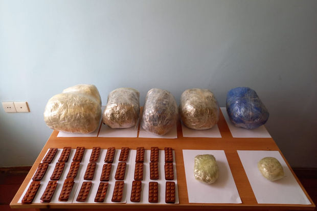 Füzulidə sərhədçilər külli miqdarda narkotik aşkarladılar - FOTO