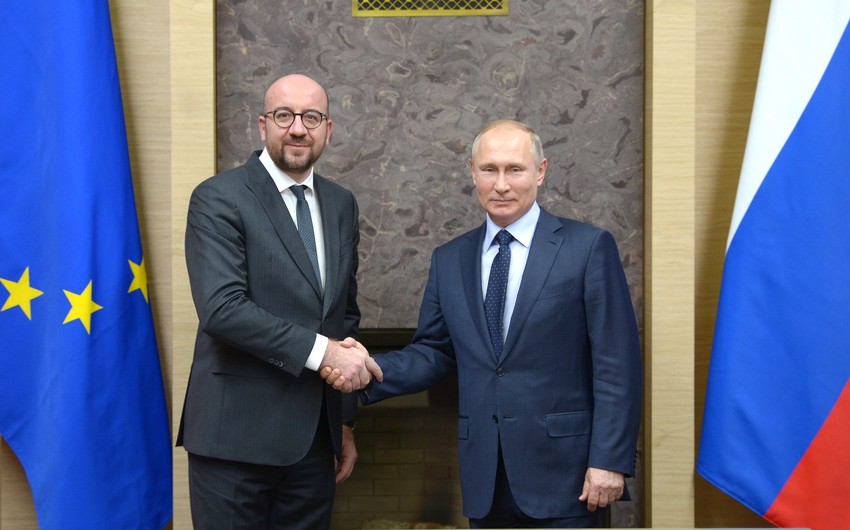 Şarl Mişel Putini Ukrayna şəhərlərində humanitar dəhlizlər yaratmağa çağırıb