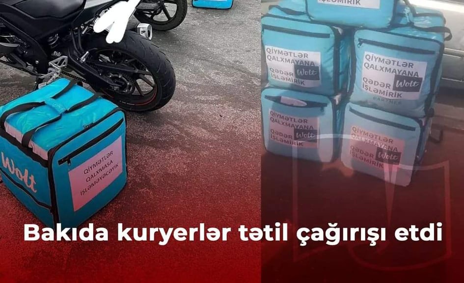 Bakıda “Wolt” şirkətinin 100-dən çox işçisi etiraza qalxdı - TƏFƏRRÜAT
