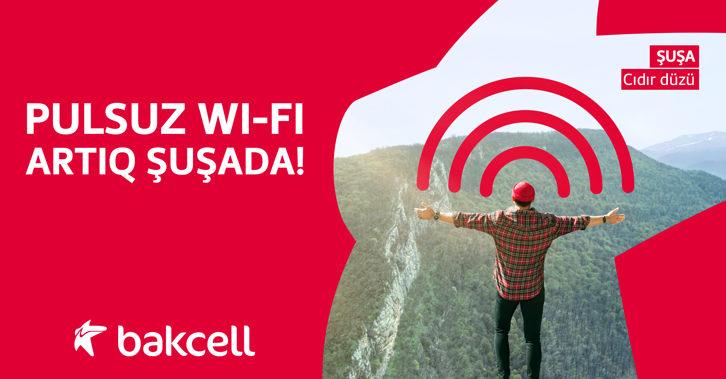 “Bakcell”dən Şuşada pulsuz Wi-Fi