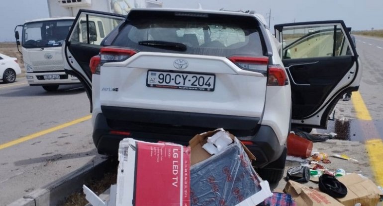 Kürdəmirdə ağır yol qəzası - ölənlər var