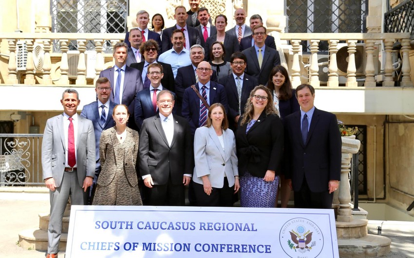 Bakıda ABŞ-ın Azərbaycan, Gürcüstan və Ermənistandakı səfirləri arasında görüş keçirilib