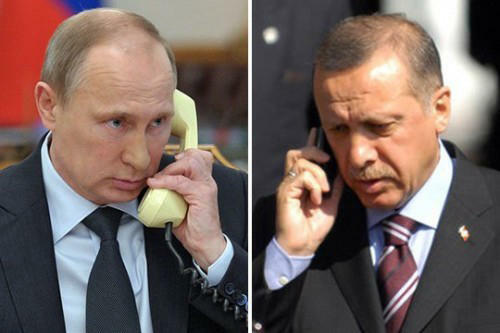 Ərdoğanla Putin telefonla danışdı