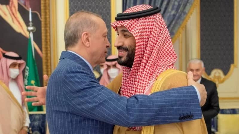 Rəcəb Tayyib Ərdoğan Məhəmməd ibn Salman ilə görüşüb