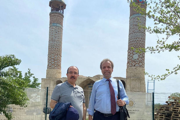 Türkiyə səfiri Ağdama səfər edib - FOTO
