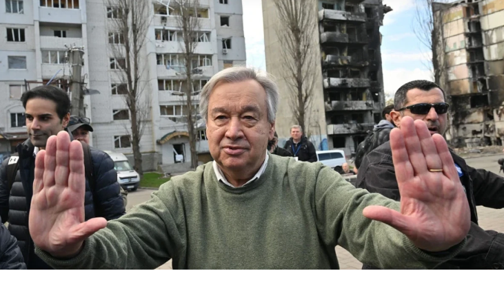 BMT Baş katibi: “Ukrayna xalqının şücaəti məni heyran etdi”