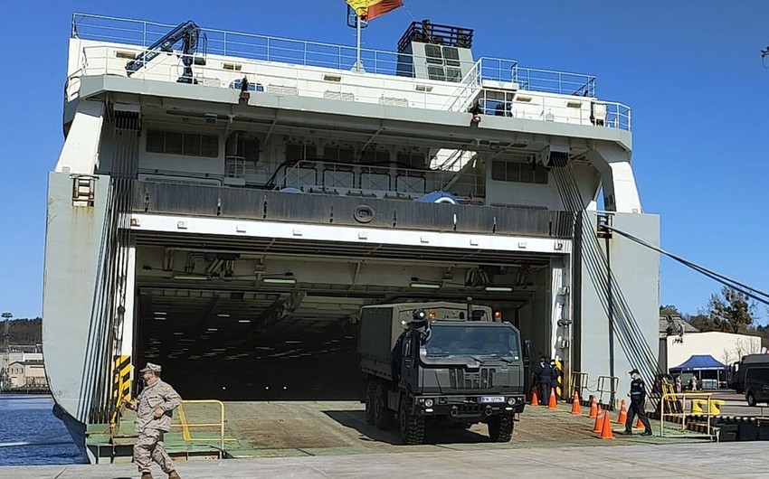 İspaniya Ukraynaya 200 ton hərbi yük göndərib
