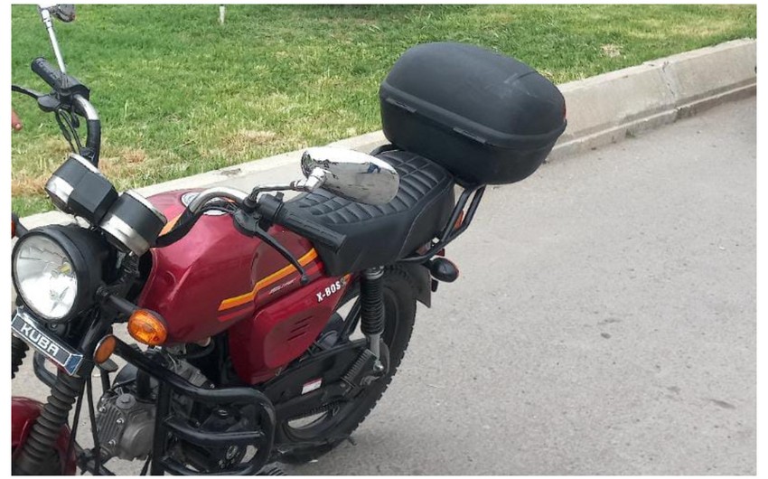 Qaxda iş yoldaşının motosikletini oğurlayan şəxs saxlanılıb