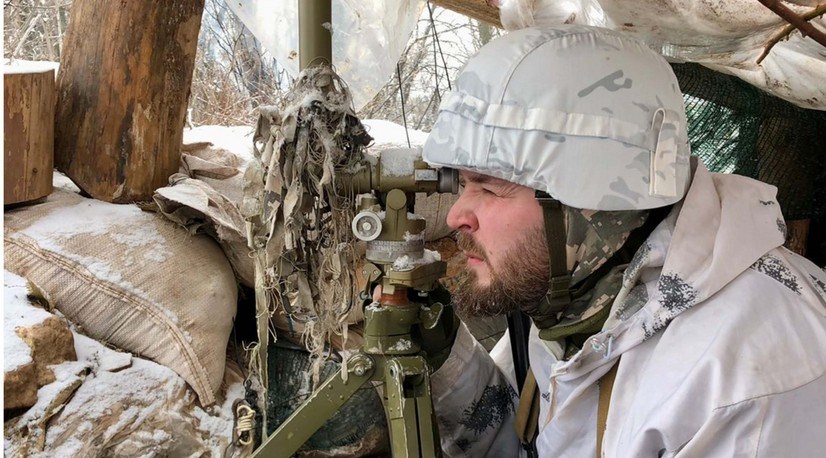 Ukraynalı döyüş zabiti: 