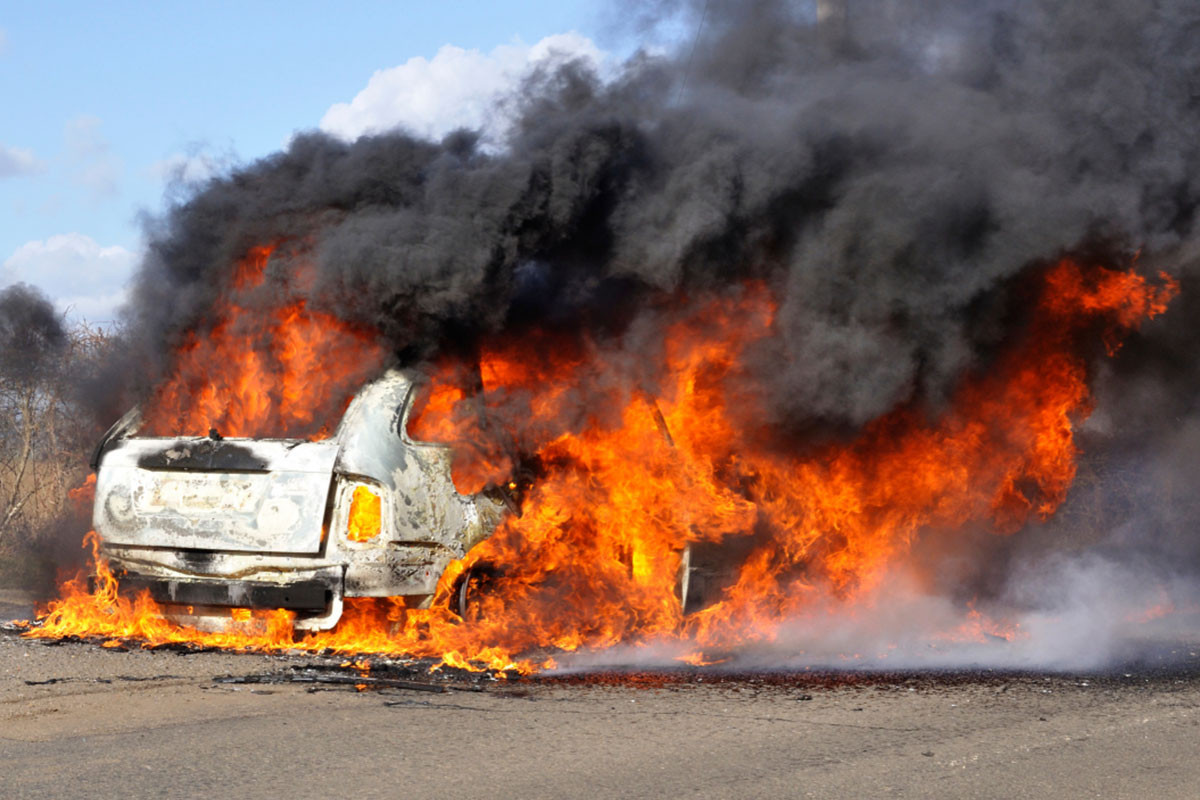 Bakıda avtomobilləri yandıran şəxs tutulub