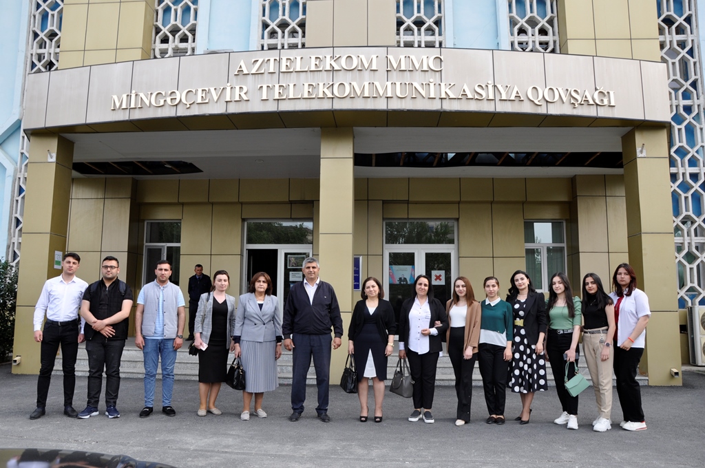 MDU kollektivi Mingəçevir Telekommunikasiya Qovşağında infoturda olublar