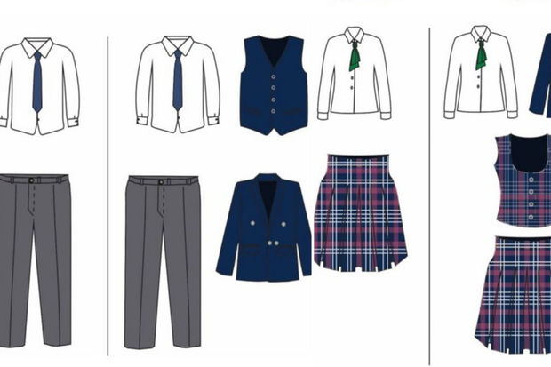 Naxçıvanda şagirdlərin geyim formalarının yeni təsvirləri təsdiqlənib - FOTO