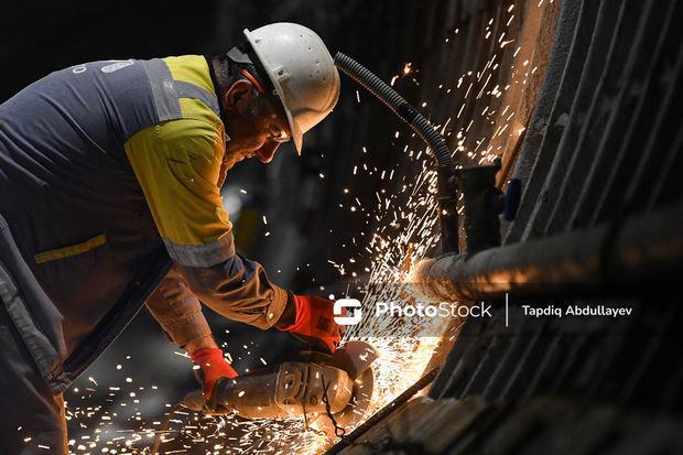 Кадры со станции Бакинского метрополитена с самыми тяжелыми гидрогеологическими условиями - ФОТОРЕПОРТАЖ