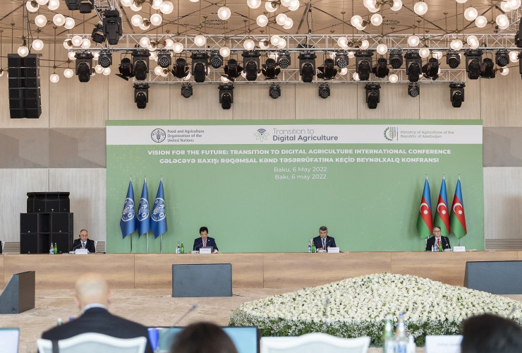 Bakıda FAO Baş Direktorunun iştirakı ilə “Gələcəyə baxış: Rəqəmsal kənd təsərrüfatına keçid” adlı beynəlxalq konfrans keçirilir