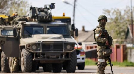 Rusiya ordusu Ukraynanın yaşayış məntəqəsini ələ keçirib