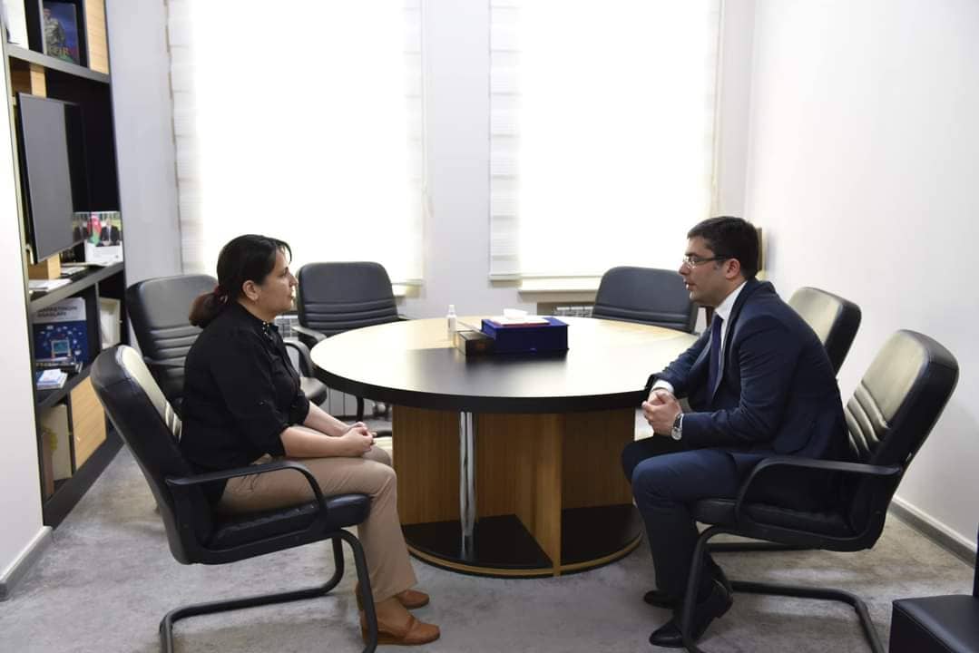 Глава MEDİA встретился с подвергшейся нападению журналисткой - ОБНОВЛЕНО