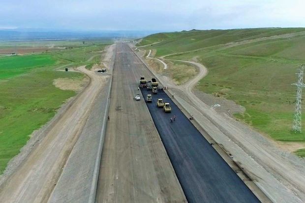 Продолжается строительство автодороги Горадиз - Джебраил - Зангилан - Агбенд - ФОТО