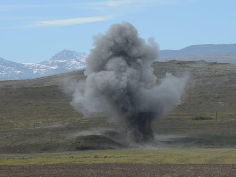 Ağdamda mina partladı: FHN-nin kapitanı xəsarət aldı