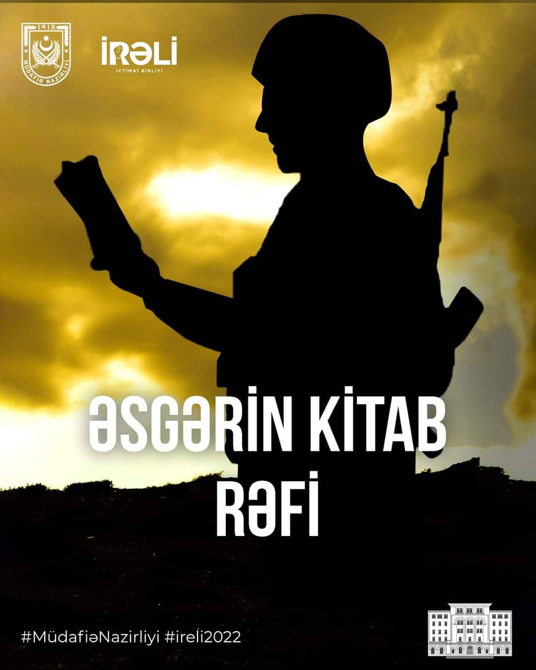 Müdafiə Nazirliyi və “İrəli” İctimai Birliyi kitab toplama aksiyasına davam edir