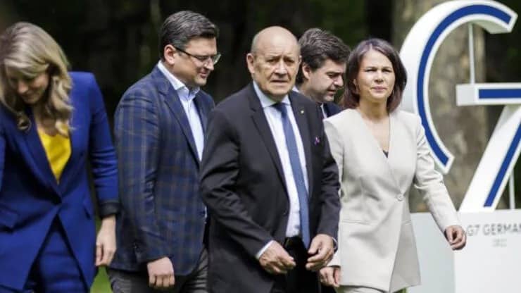 Ukrayna və Moldovanın xarici işlər nazirləri G7 xarici işlər nazirləri ilə görüşür