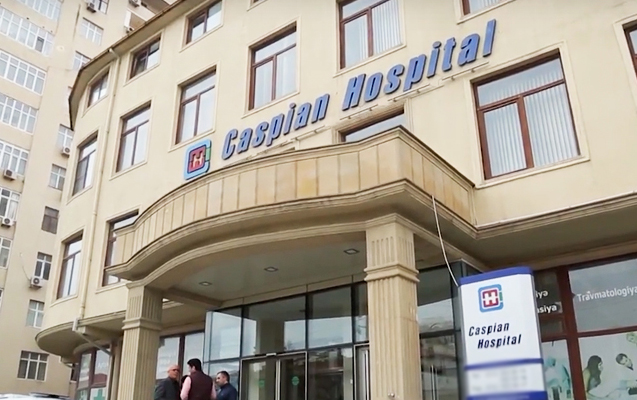 Məşhur klinikada insident - İki zabit mühafizəçini döydü
