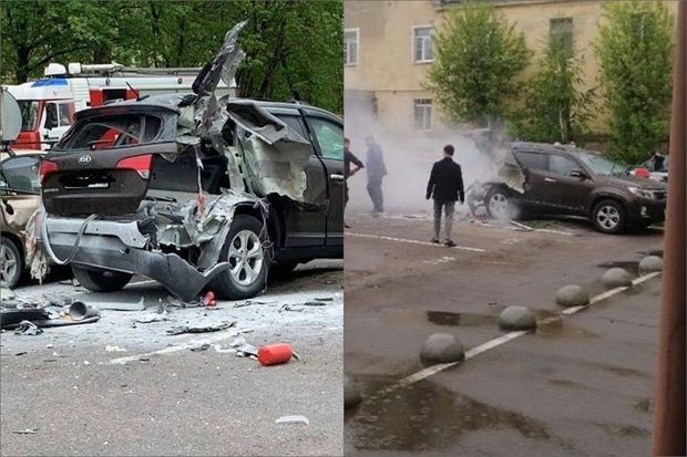 Moskva vilayətində avtomobil partlayıb: Yaralananlar var, sakinlər təxliyə olunublar - FOTO