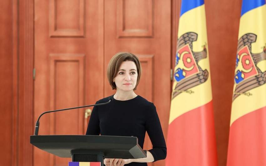 Maya Sandu: “Rusiya hərbçiləri Moldovanı tərk etməlidirlər”