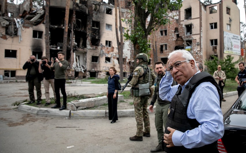 Portuqaliyanın Baş naziri Ukraynanın İrpen şəhərində olub