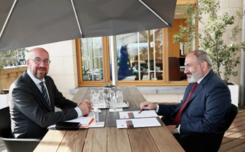 Nikol Paşinyan Şarl Mişellə görüşüb - YENİLƏNİB