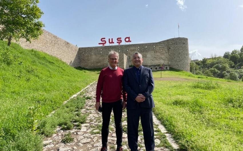 Almaniya səfiri Şuşada səfərdədir