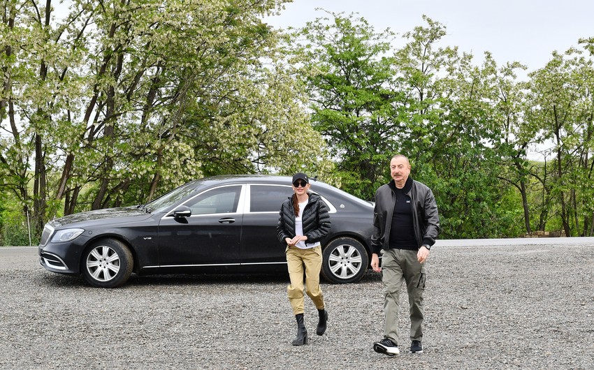 Prezident və birinci xanım Zəngilanda “Ağıllı kənd”in açılışını ediblər - YENİLƏNİB