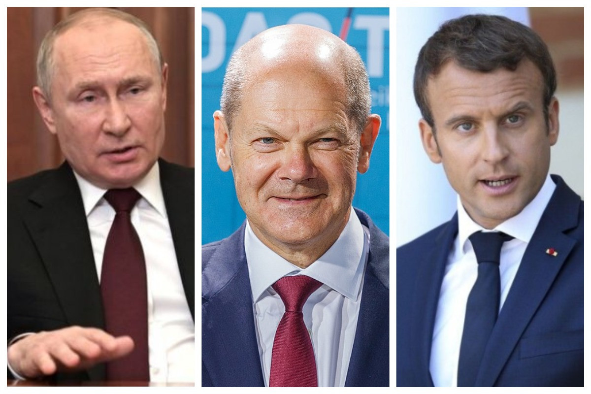 Putin Makron və Şoltsla Ukraynadakı vəziyyəti müzakirə edib