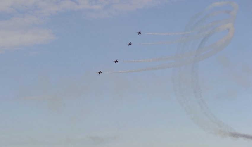 “TEKNOFEST Azərbaycan”ın son günündə iki ölkə pilotlarının iştirakı ilə hava şousu davam edib
