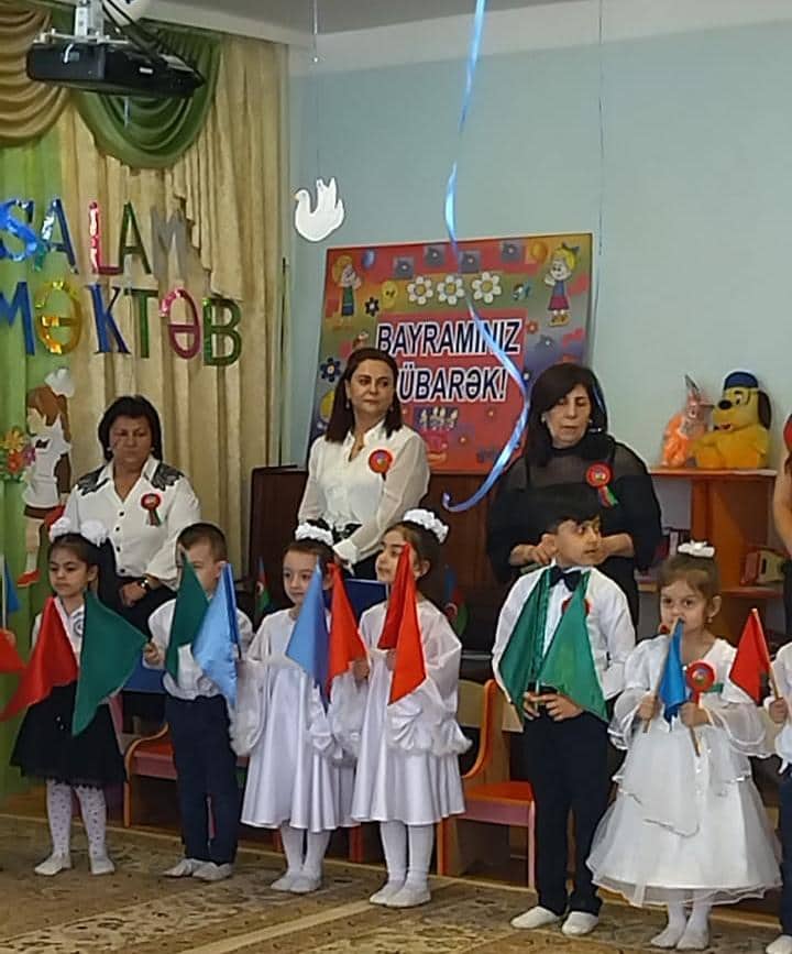 Xətai rayonundakı 235 nömrəli xüsusi körpələr evi-uşaq bağçasında 28 May - Müstəqillik Günü qeyd olunub