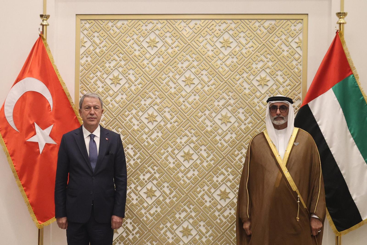 Hulusi Akar Birləşmiş Ərəb Əmirliklərinə səfər edib