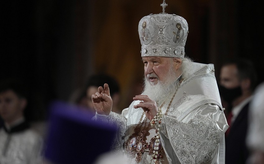 Ukrayna Rusiyanın patriarxına sanksiya tətbiq edib