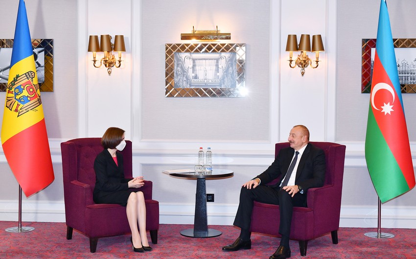 Maya Sandu Azərbaycan Prezidentinə təşəkkür edib