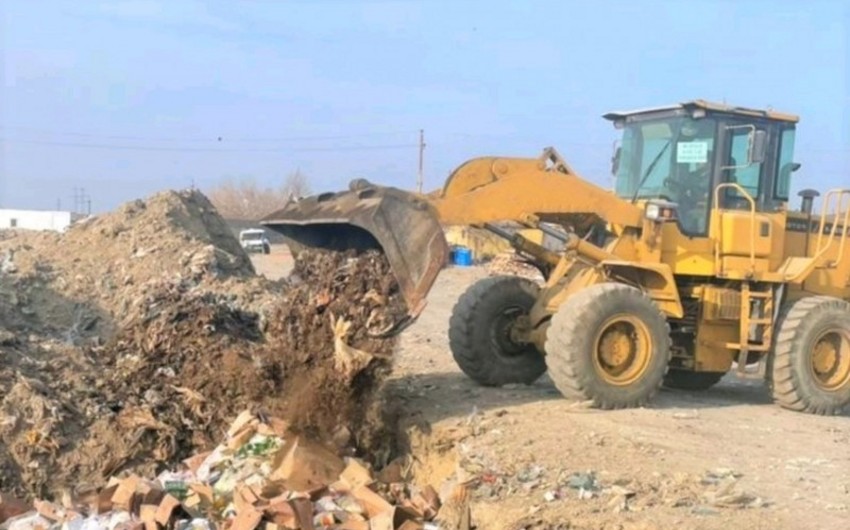 İstehlaka yararsız qida məhsullarının məhv edilib