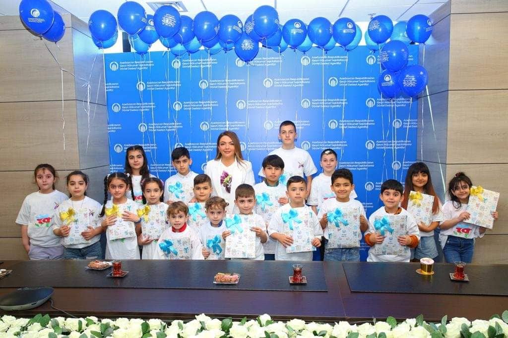 QHT-lərə Dövlət Dəstəyi Agentliyi şəhid ailələrinin övladları üçün tədbir təşkil edib - FOTOLAR